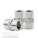 Encaixes de tubulação SANATO 304 Acoplamento hexagonal de aço inoxidável 1/2 NPT Encaixes de tubulação SANATO 304 Acoplamento hexagonal de aço inoxidável 1/2 NPT