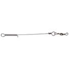 Encastoador de aço com girador para linha de pesca com 3 unidades