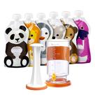 Enchedor de bolsas de comida para bebês Squooshi 750ml + 6 bolsas reutilizáveis