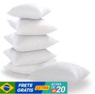 Enchimento Almofada Refil 45x45 Silicone Kit Com 6 Unidades