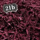 Enchimento de trituração de papel cortado enrugado 1 kg Burgundy ZEBMOON