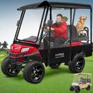 Enclosure para Carrinho de Golfe LUPPLE para 4 passageiros com teto estendido