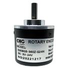 Encoder Incremental 360 P/R Input 5-26Vdc Abz Npn 6Mm Modelo E38S6G5-360Z-G24N Prova De Água Ip65