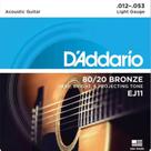 Encordoamento 012 Violão aço Daddario Ej11 original NF