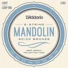 Encordoamento Bandolim Leve DAddario Bronze 80/20 Laço EJ62 Encordoamento Bandolim Leve DAddario Bronze 80/20 Laço EJ62