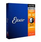 Encordoamento corda elixir guitarra 009 nanoweb 12002