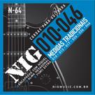 Encordoamento Corda Guitarra Nig Nickel Alma Hexagonal 0.10