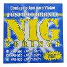 Encordoamento de Aço para Violão Fósforo Bronze - Rouxinol