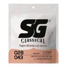 Encordoamento de nylon sg bronze