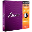 Encordoamento Elixir 010 Extra Light Violão Aço16002 Nanoweb