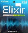 Encordoamento Elixir 09-46 Custom Light Guitarra Optiweb