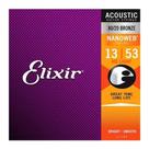 Encordoamento Elixir Violão Aço 013 80/20 Nano Web HDLT