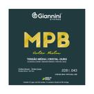 Encordoamento Giannini MPB para Violão Náilon Cristal Ouro GENWG Encordoamento Giannini MPB para Violão Náilon Cristal Ouro GENWG