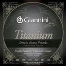 Encordoamento giannini violao genwxta titanium 85/15 prateado Encordoamento giannini violao genwxta titanium 85/15 prateado