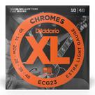 Encordoamento Guitarra 010 Xl Chromes Flatwound D'addario ECG23