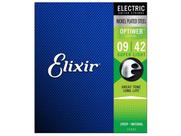 Encordoamento Guitarra Elixir Optiweb 009 042 Super Light 19002 Encordoamento Guitarra Elixir Optiweb 009 042 Super Light 19002