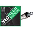 Encordoamento nig n420 p/violao aco/prateado .10/.47 6 cordas (h-7 / 6)