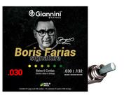 Encordoamento p/ baixo giannini 6 cordas 030 boris faria ssbnbf