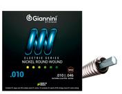 Encordoamento p/ guitarra nickel giannini (0.10) geegst10