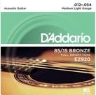 Encordoamento p/violão aço daddario ez920