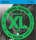 Encordoamento para Contra Baixo 4 Cordas 40-95 D'addario - Daddario