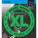 Encordoamento para Contra Baixo 5 Cordas 40-125 D'addario - Daddario