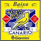 Encordoamento Para Contrabaixo 4 Cordas 040 Giannini GESBX G