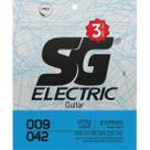 Encordoamento Para Guitarra .009 Extra Light Pack (c/3) SG F002