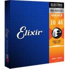 Encordoamento Para Guitarra .010 Light Nanoweb 12052 Elixir