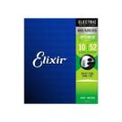 Encordoamento para guitarra elixir 010/52 light Encordoamento para guitarra elixir 010/52 light