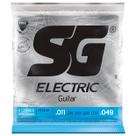 Encordoamento Para Guitarra SG 011 5160 + Mi Extra E Palheta Encordoamento Para Guitarra SG 011 5160 + Mi Extra E Palheta