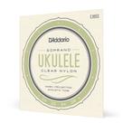 Encordoamento Para Ukulele Soprano Pro-Arte Custom Nailon Transparente D'Addario Pro-Arté EJ65S