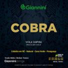 Encordoamento Para Viola Caipira Aço Média Série Cobra Giannini GESVNM Encordoamento Para Viola Caipira Aço Média Série Cobra Giannini GESVNM