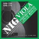 Encordoamento Para Viola Cebolão MI NPB550 NIG Fósforo Bronze