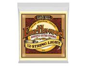 Encordoamento para Violão 12 Cordas Ernie Ball 009 Earthwood Light Bronze 2010