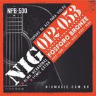 Encordoamento para violão aço 012 fósforo bronze nig npb-530