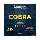 Encordoamento Para Violão de Aço de 12 Cordas Giannini Cobra - Calibre .010 - .050 em Bronze 85/15 (GEEF12M) Encordoamento Para Violão de Aço de 12 Cordas Giannini Cobra - Calibre .010 - .050 em Bronze 85/15 (GEEF12M)