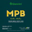 Encordoamento Para Violão Nylon Com Bolinha Série MPB Giannini GENWBG Encordoamento Para Violão Nylon Com Bolinha Série MPB Giannini GENWBG