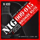 Encordoamento para Violão Terceira Corda Lisa N490 - NIG - NIG