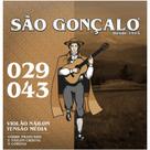 Encordoamento sao goncalo violao nylon cristal c/bolinha tensao pesada 0.029 - 0.044