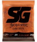 Encordoamento sg 011 aco bronze 85 15 p/violao