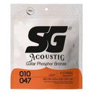 Encordoamento sg violao 010 aco bronze 85 15 0.010 - 0.047 Encordoamento sg violao 010 aco bronze 85 15 0.010 - 0.047