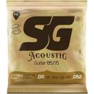 Encordoamento SG Violão Aço Bronze 011 SG6686 Encordoamento SG Violão Aço Bronze 011 SG6686