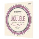 Encordoamento ukulele Daddario Ej53C Concert Black nylon