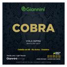 Encordoamento Viola Giannini Cobra GESVL Cobre Prateado Leve