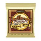 Encordoamento Violão Aço 010 Ernie Ball Earthwood Extra Leve