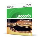 Encordoamento violão aço daddario 0.09 ez890 jogo de corda original resistente bronze corda mi extra