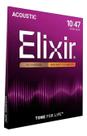 Encordoamento Violão Aço Elixir 0.10 0.47 Extra Light 11002