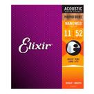 Encordoamento Violão Elixir 11 Nanoweb Phosphor Bronze 16027 Encordoamento Violão Elixir 11 Nanoweb Phosphor Bronze 16027