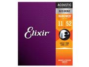 Encordoamento Violão Elixir Nanoweb 011 052 Custom Light 11027 Encordoamento Violão Elixir Nanoweb 011 052 Custom Light 11027